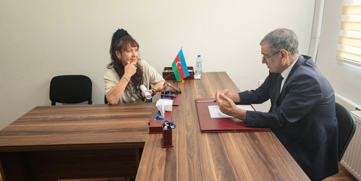 Xocavənd Rayon İcra Hakimiyyətinin başçısı Eyvaz Hüseynov növbəti vətəndaş qəbulu keçirib