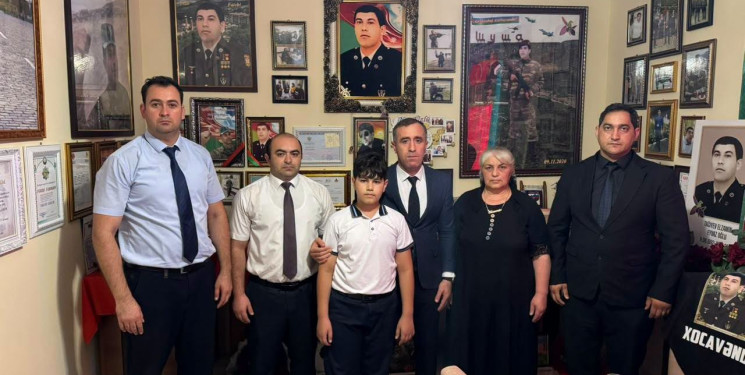 Şəhid ailələrinin ziyarəti davam edir
