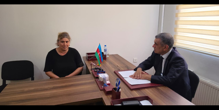 Xocavənd Rayon İcra Hakimiyyətinin başçısı Eyvaz Hüseynov növbəti vətəndaş qəbulu keçirib